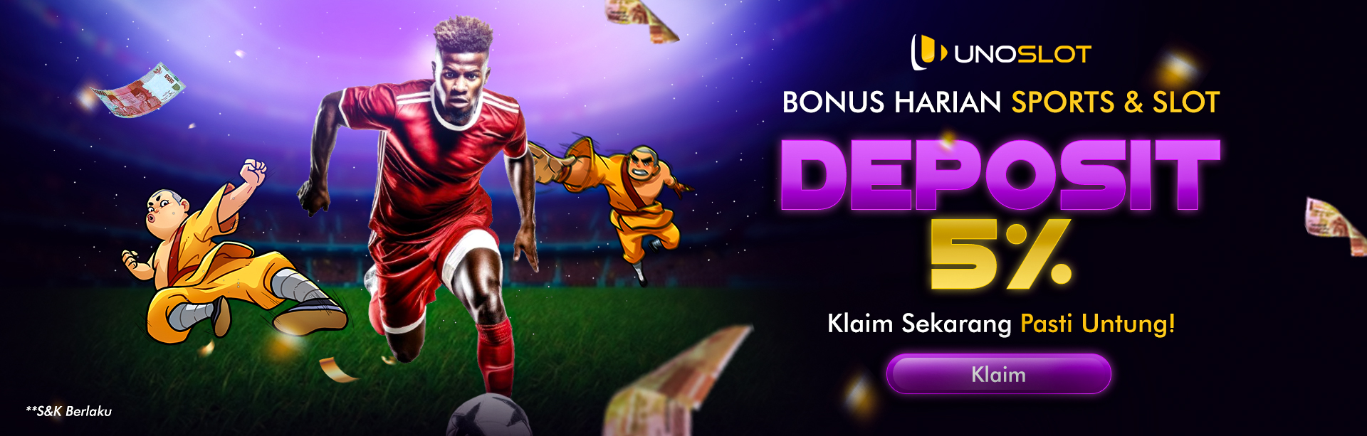 PROMO BONUS DEPOSIT HARIAN 5%	